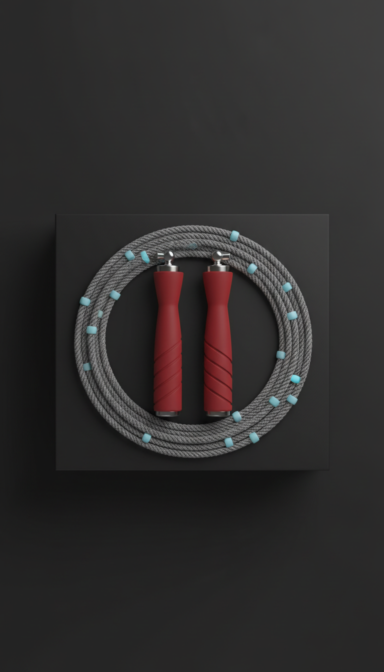 Weighted Jump Rope with Silicone Handles